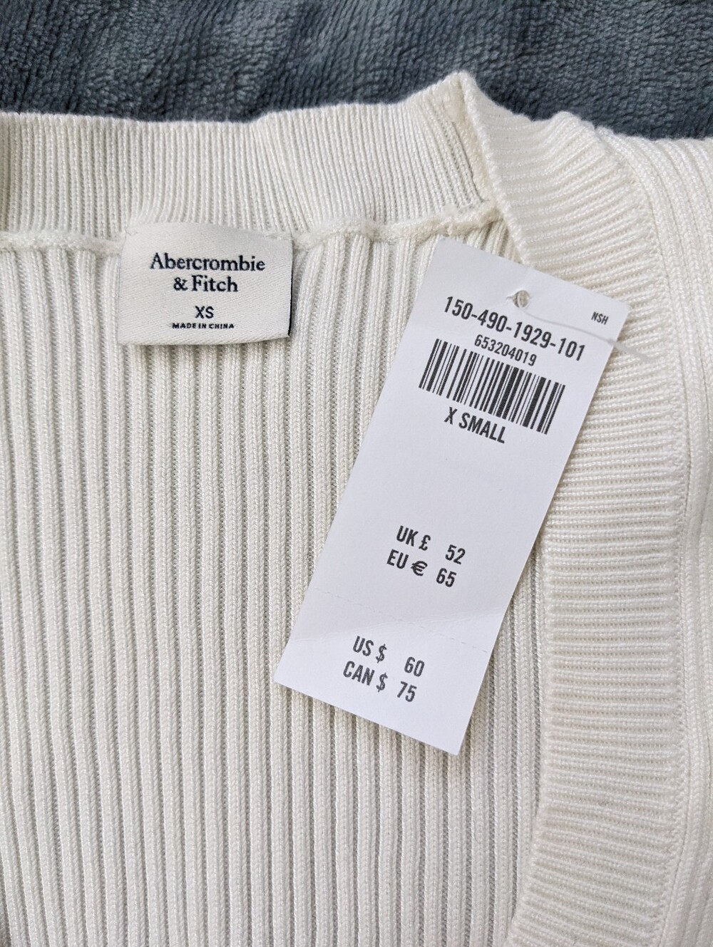 NWT - Crop Ribbed Sweater Size: XS - Picture 2 of 5